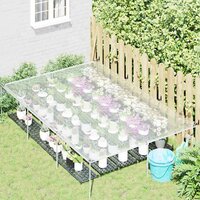 Doorzichtig zeildoek met zeilringen 2x3 m polyethyleen 3