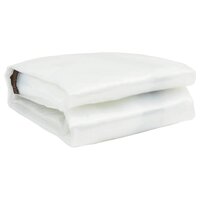 Doorzichtig zeildoek met zeilringen 1x12 m polyethyleen 3