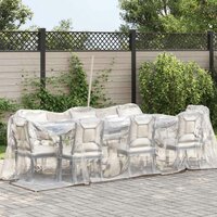 Doorzichtig zeildoek met zeilringen 2x6 m polyethyleen 2