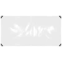 Doorzichtig zeildoek met zeilringen 1x2 m PVC 2