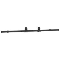 Doos met onderdelen voor schuifdeur 183 cm staal zwart 7