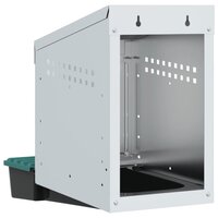 Kippennestkast 1 compartiment Wandmontage gegalvaniseerd staal 7