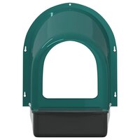 Kippennestkasten 4 stuks wandmontage kunststof donkergroen 5