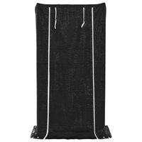 Haardhoutrek met regenhoes 100x60x200 cm gegalvaniseerd staal 4