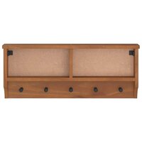 Wandkapstok SANDNES 87x12x35 cm massief grenenhout 5