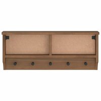 Wandkapstok SANDNES 87x12x35 cm massief grenenhout 5