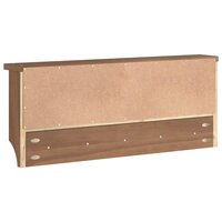 Wandkapstok SANDNES 87x12x35 cm massief grenenhout 7