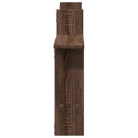 Wandschappen 2 st 50x12x50 cm bewerkt hout bruin eikenkleurig 5