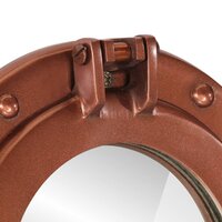 Wandspiegel patrijspoort &Oslash;23 cm&nbsp;aluminium en glas 5