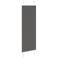 Pliss&eacute; rolgordijn 40x100 cm stofbreedte 39,4 cm polyester zwart 3