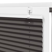 Pliss&eacute; rolgordijn 40x150 cm stofbreedte 39,4 cm polyester zwart 9