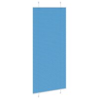 Pliss&eacute; rolgordijn 95x200 cm stofbreedte 94,4 cm polyester blauw 4