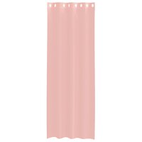 Gordijnen Voile met doorvoertules 2 st 140x260 cm roze 4