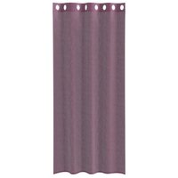 Gordijnen voile met doorvoertules 2 st 140x225 cm paars 4
