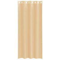 Gordijnen Voile met doorvoertules 2 st zand 4