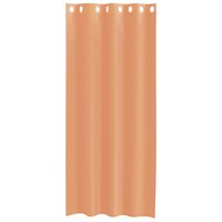 Gordijnen voile met doorvoertules 2 st terracotta 4