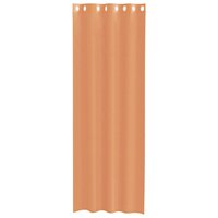 Gordijnen voile met doorvoertules 2 st terracotta 4