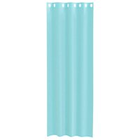 Gordijnen voile met doorvoertules 2 st turkoois 4