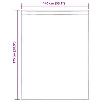 Gordijnen voile met tab top 2 st bruin 9