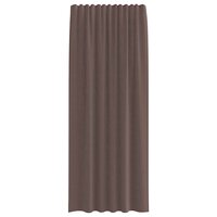 Gordijnen voile met tab top 2 st bruin 4