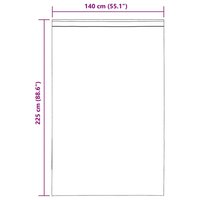 Gordijnen voile met tab top 2 st bruin 9