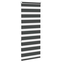 Zebra rolgordijn 55x150 cm stofbreedte 50,9 cm zwart 4