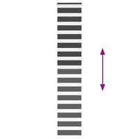 Zebra rolgordijn 50x200 cm stofbreedte 45,9cm zwart 5