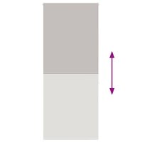 Doucherolgordijn 110x240 cm stofbreedte 106 cm 5