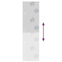 Doucherolgordijn 60x240 cm stofbreedte 56 cm 5