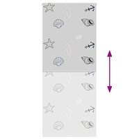 Doucherolgordijn 100x240 cm stofbreedte 96 cm 5