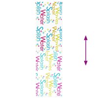 Doucherolgordijn 60x240 cm stofbreedte 56 cm 5