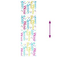 Doucherolgordijn 70x240 cm stofbreedte 66 cm 5