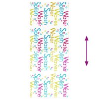 Doucherolgordijn 100x240 cm stofbreedte 96 cm 5