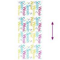 Doucherolgordijn 110x240 cm stofbreedte 106 cm 5