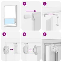 Doucherolgordijn 150x240 cm stofbreedte 146 cm 6