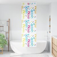 Doucherolgordijn met cassette 70x240 cm stofbreedte 66 cm 2