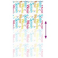 Doucherolgordijn met cassette 130x240 cm stofbreedte 126 cm 5