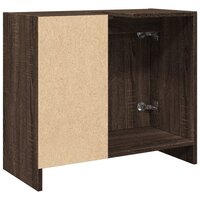 Wastafelkast 63x29x55 cm bewerkt hout bruin eikenkleurigig 7