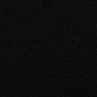 Hoofdbordkussen 90 cm stof zwart 8