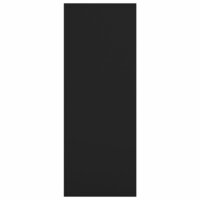 Wandtafel 78x30x80 cm bewerkt hout zwart 6