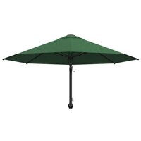 Wandparasol met metalen paal 300 cm groen 4