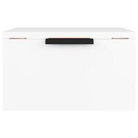 Nachtkastje wandgemonteerd 34x30x20 cm wit 3