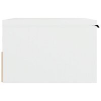Nachtkastje wandgemonteerd 34x30x20 cm wit 4