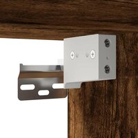 Nachtkastje wandgemonteerd 40x31x39,5 cm gerookt eikenkleurig 8