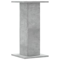 Plantenstandaards 2 st 30x30x60 cm bewerkt hout betongrijs 5