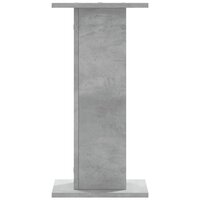 Plantenstandaards 2 st 30x30x60 cm bewerkt hout betongrijs 6