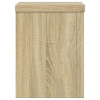Plantenstandaards 2 st 15x15x20 cm bewerkt hout sonoma eiken 6