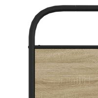 Bedframe zonder matras bewerkt hout gerookt eiken 90x200 cm 8