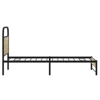 Bedframe zonder matras bewerkt hout sonoma eikenkleur 80x200 cm 6