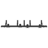 Doos met onderdelen voor schuifdeur 152,5 cm staal zwart 5